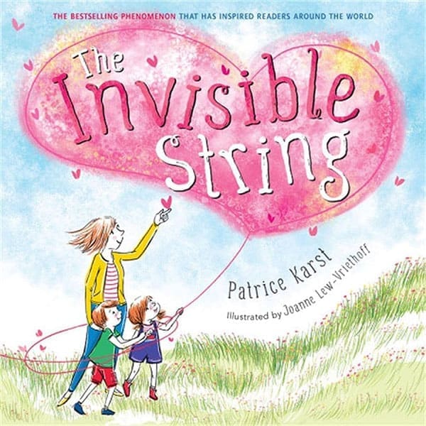 A book cover of " The Invisible String" by Patrice Karst